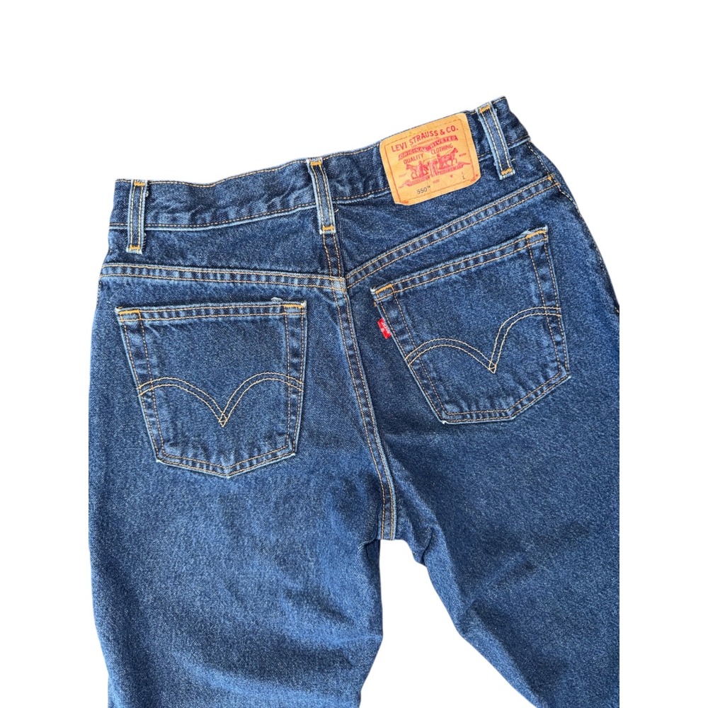 Levis Y2K 550 Jeans Vtg Womens Classic Relaxed Fit Tapered Leg Blue Denim Size 8
